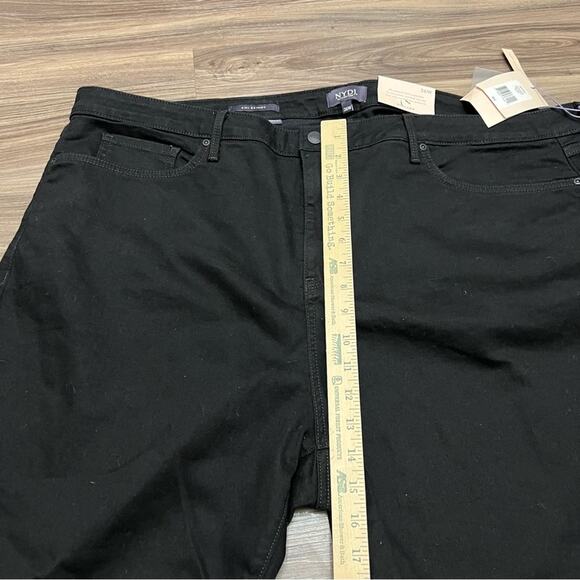 NWT NYDJ Ami Skinny Ankle Jeans In Plus Size black sz 26w - Picture 11 of 12